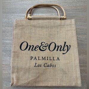 One&Only Palmilla Los Cabos Jute Tote Bag - Natural